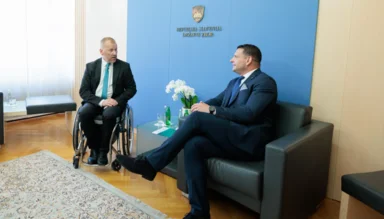  Predsednik Državnega zbora Zoran Stevanović sprejel direktorja FIHO Boruta Severja